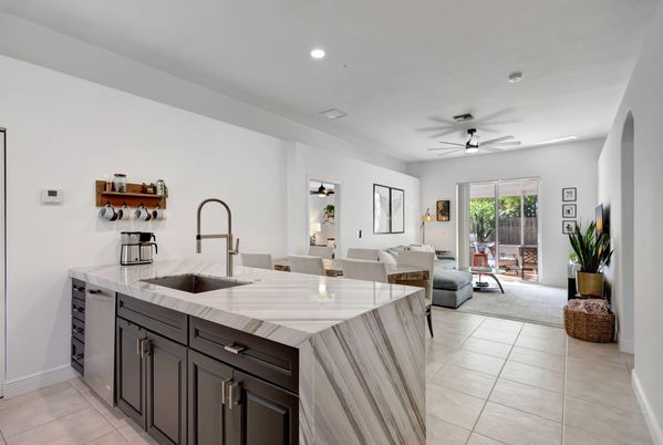 Interior, Kitchen, Living room, Recessed Lighting