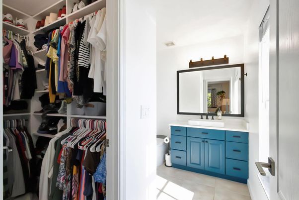 Bathroom, Dual Sink Vanities, Interior, Walk-in Closets