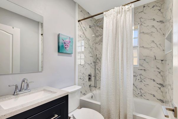 Bathroom, Interior, Marble Walls