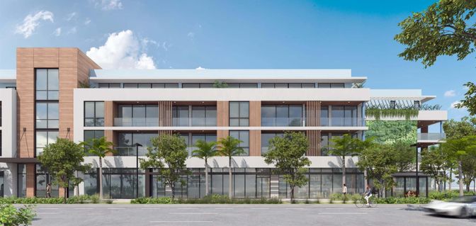 Exterior, Facade, Modern