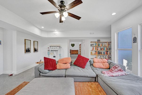 Interior, Living room, Recessed Lighting