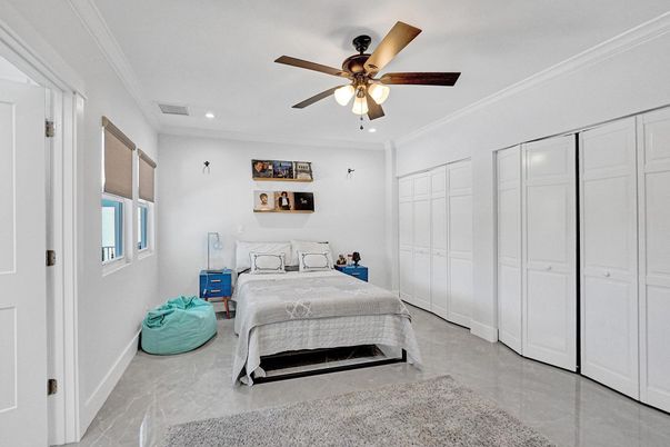 Bedroom, Interior, Recessed Lighting