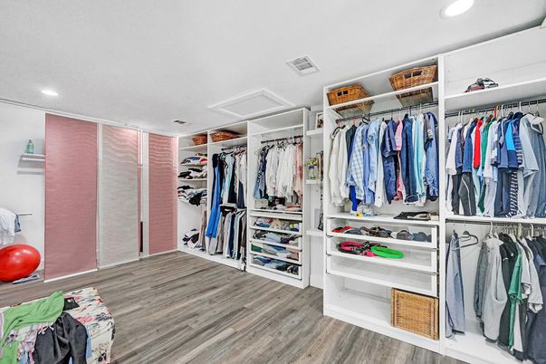 Interior, Recessed Lighting, Walk-in Closets, Wood Texture Flooring