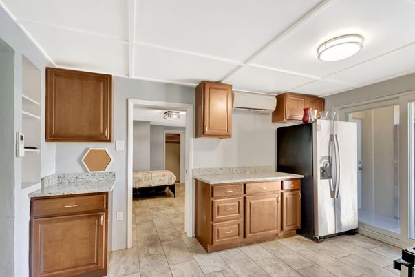 Interior, Kitchen, Wood Texture Flooring