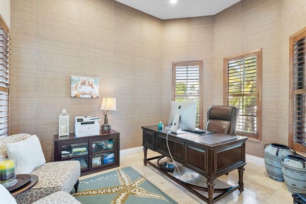 Home Office, Interior, Recessed Lighting