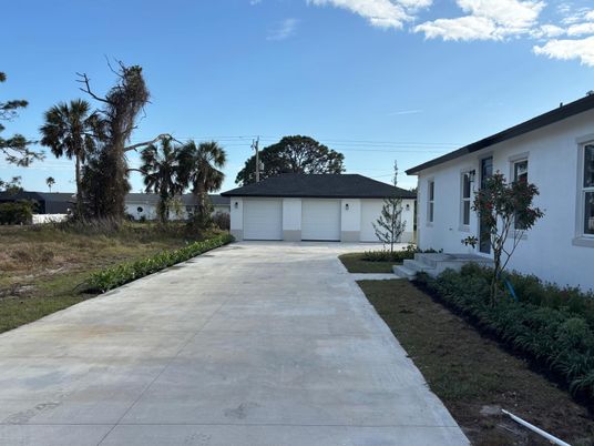 Backyard, Detached Garage, Exterior