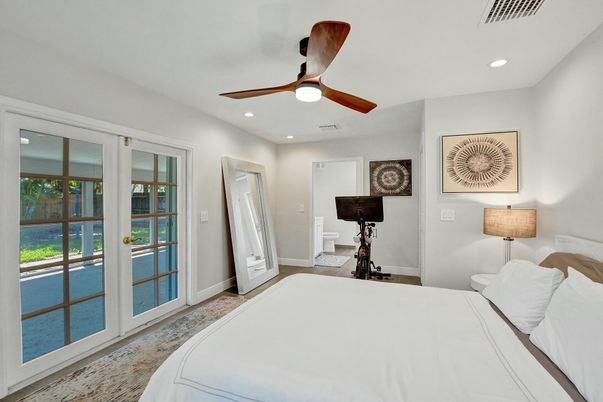 Bedroom, Fitness Equipment, Interior, Recessed Lighting