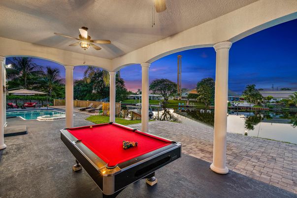 Billiard Table, Exterior, Game Room, Pool, Water