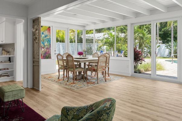 Dining room, Interior, Wood Texture Flooring