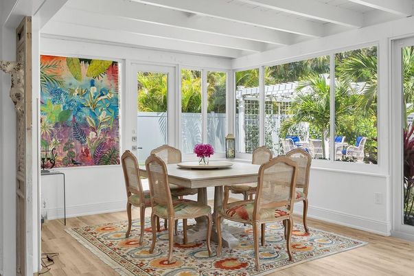 Dining room, Interior, Wood Texture Flooring