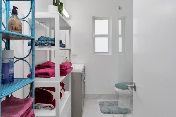 Bathroom, Glass Shower, Interior