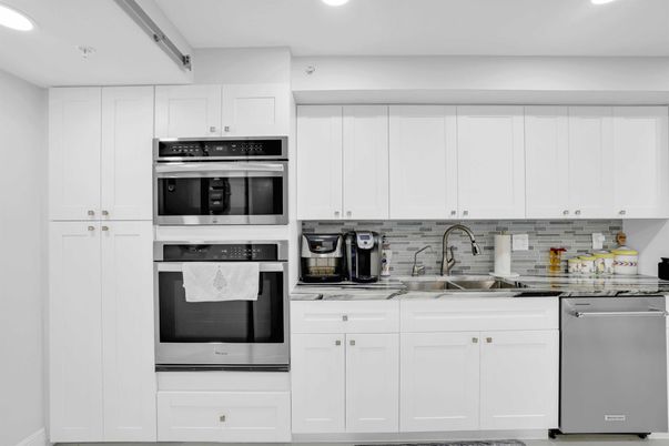 Interior, Kitchen, Recessed Lighting, Stainless Steel Appliances