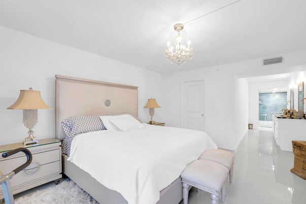 Bedroom, Chandelier, Interior