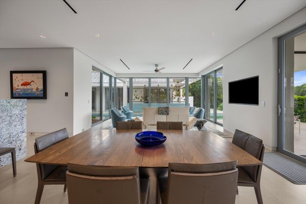 Dining room, Interior, Living room, Recessed Lighting