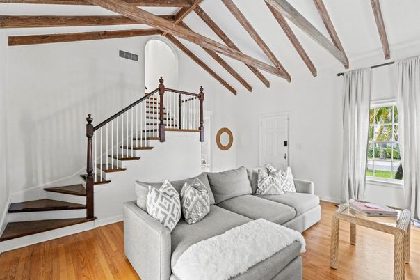 Interior, Living room, Wooden Beams, Wood Texture Flooring