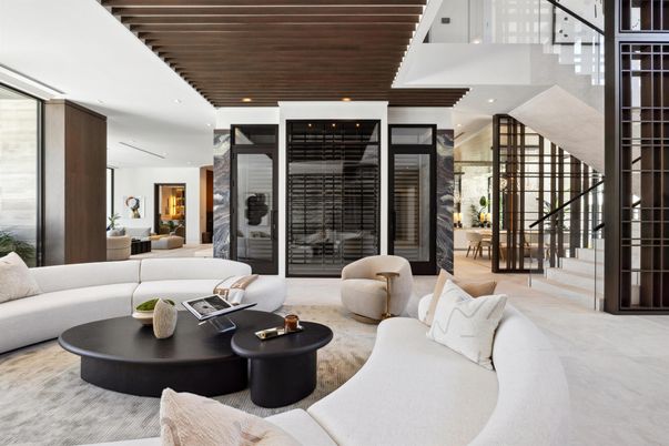 Fireplace, Interior, Living room, Recessed Lighting