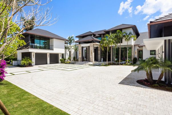 Attached, Backyard, Exterior, Facade, Mediterranean