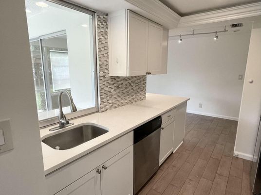 Interior, Kitchen, Wood Texture Flooring