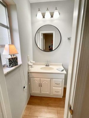 Bathroom, Interior, Wood Texture Flooring