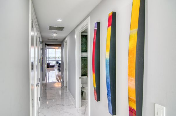 Interior, Marble, Recessed Lighting