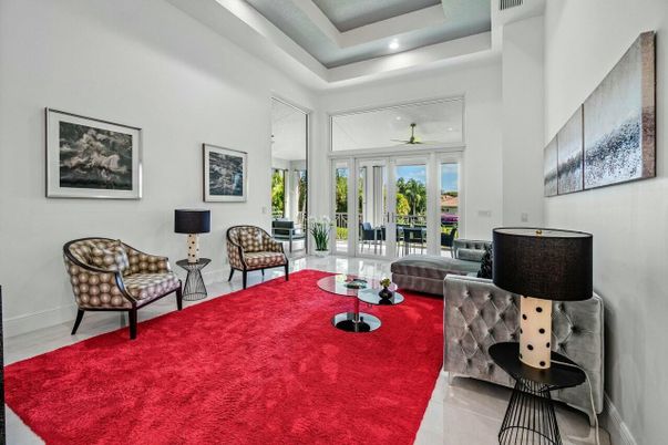 Interior, Living room, Recessed Lighting