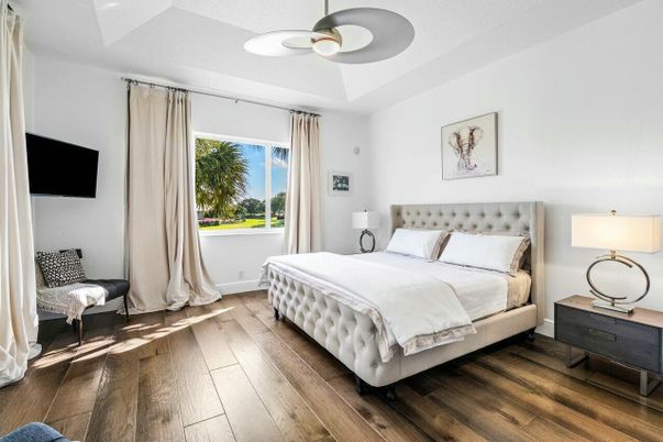 Bedroom, Interior, Wood Texture Flooring
