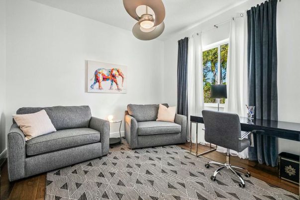 Home Office, Interior, Wood Texture Flooring