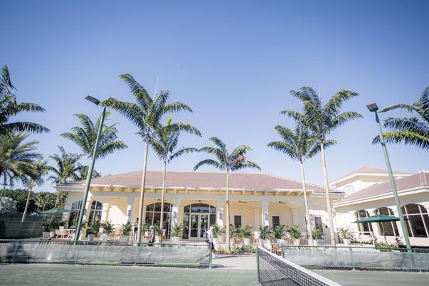 Exterior, Facade, Tennis Courts, Mediterranean