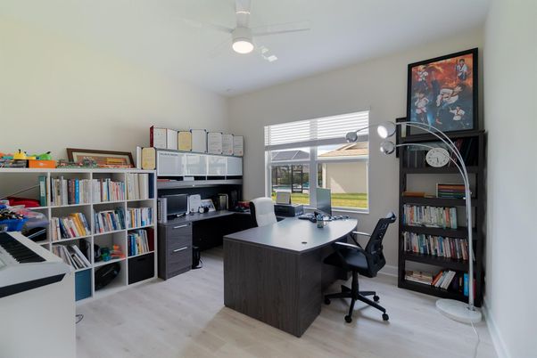 Home Office, Interior, Wood Texture Flooring