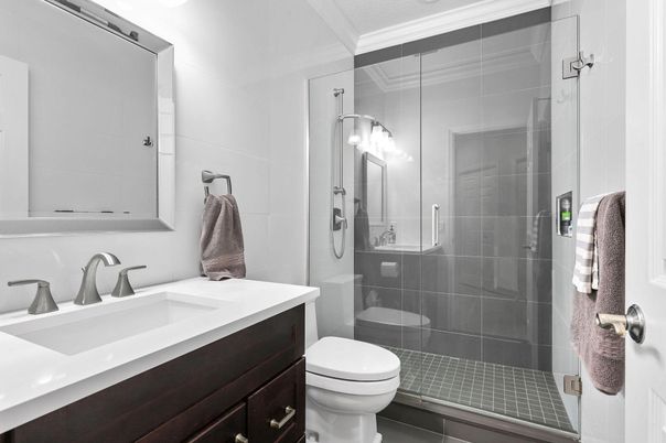 Bathroom, Glass Shower, Interior