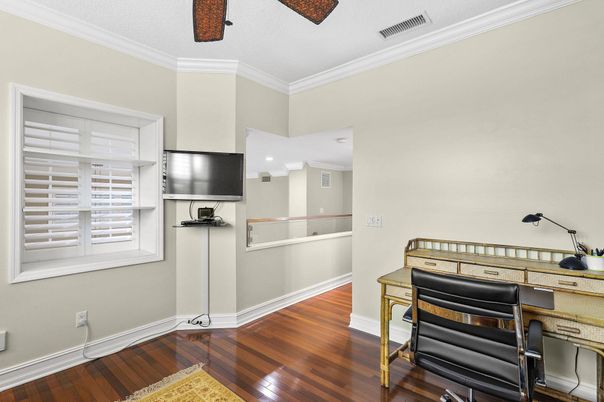 Home Office, Interior, Wood Texture Flooring
