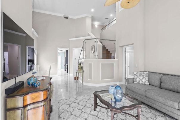 Interior, Living room, Recessed Lighting