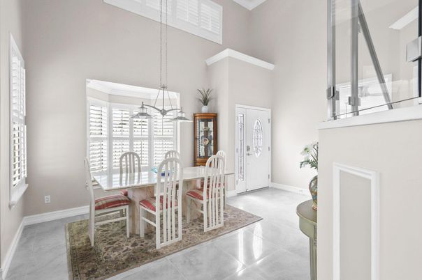 Dining room, Interior, Pendant Lights