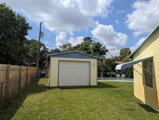 Backyard, Detached Garage, Exterior, Pool