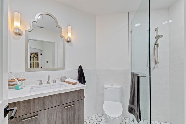 Bathroom, Glass Shower, Interior