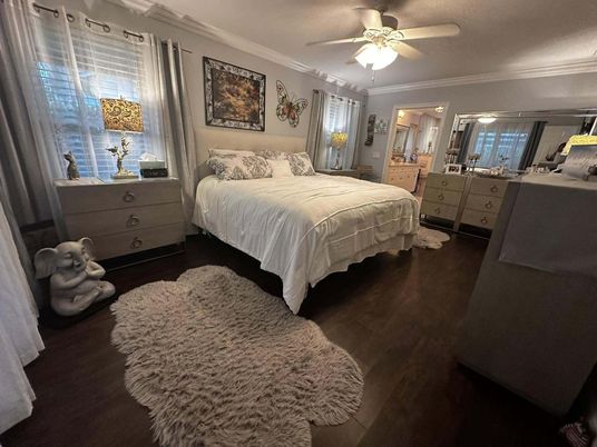 Bedroom, Interior, Wood Texture Flooring