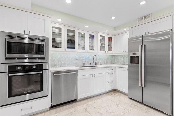 Interior, Kitchen, Recessed Lighting, Stainless Steel Appliances
