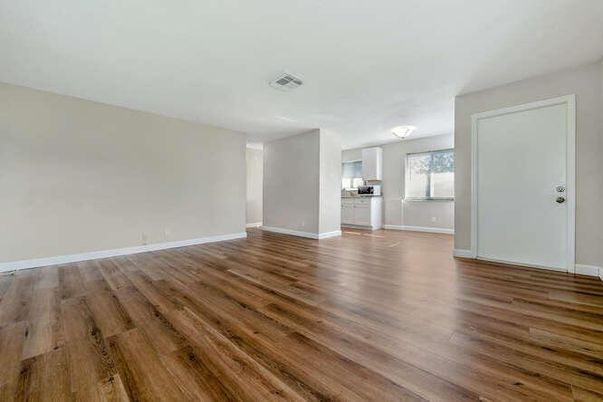Empty room, Interior, Kitchen, Wood Texture Flooring