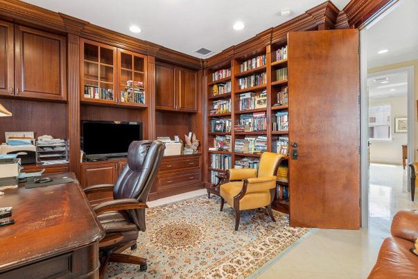 Home Office, Interior, Recessed Lighting