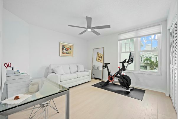 Fitness Equipment, Interior, Wood Texture Flooring