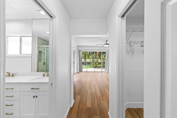 Bathroom, Interior, Wood Texture Flooring