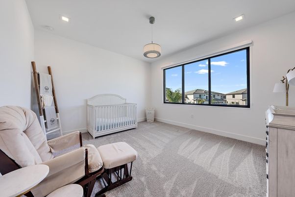 Bedroom, Interior, Pendant Lights, Recessed Lighting
