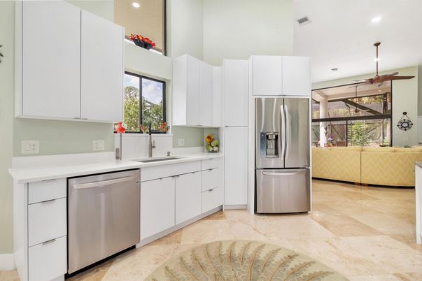 Interior, Kitchen, Recessed Lighting, Stainless Steel Appliances