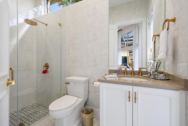 Bathroom, Glass Shower, Interior