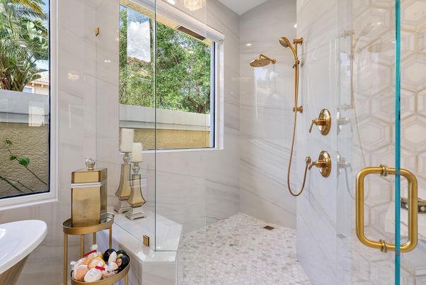 Bathroom, Glass Shower, Interior