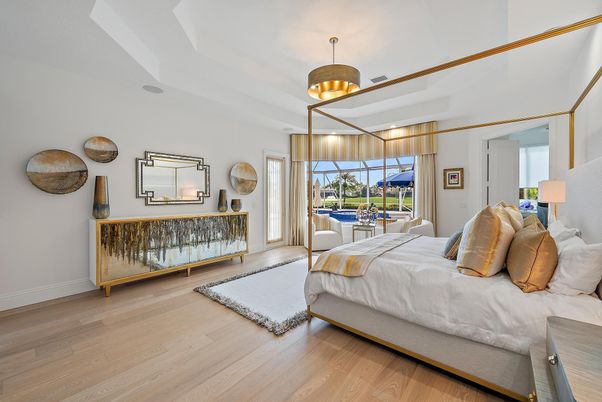 Bedroom, Interior, Wood Texture Flooring