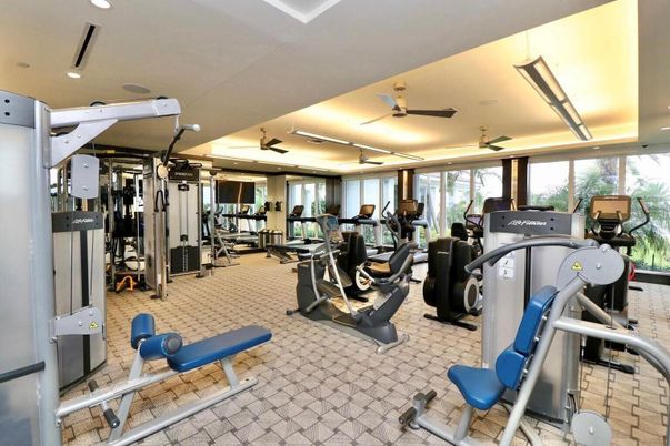 Fitness Equipment, Gym, Interior, Recessed Lighting