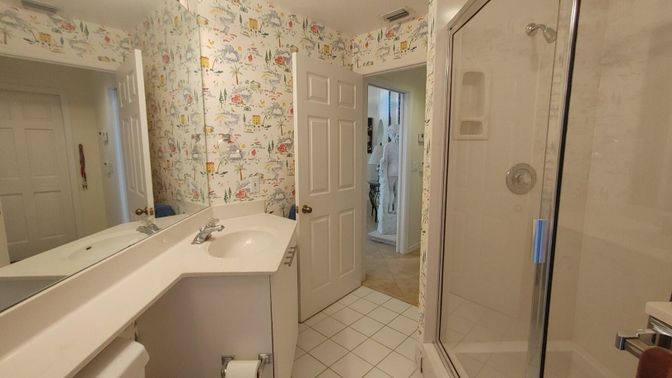Bathroom, Glass Shower, Interior
