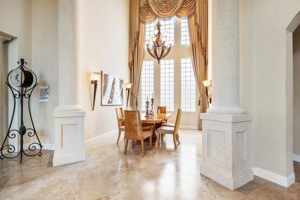 Chandelier, Dining room, Interior