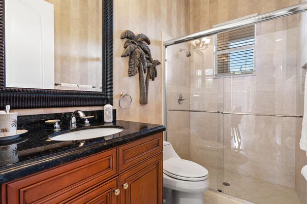 Bathroom, Glass Shower, Interior